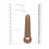 RealRock Navlaka za Penis 9 - navlaka (21,5cm) - tamno prirodna