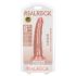 RealRock Slim - realističan dildo - 15,5 cm (prirodni)