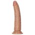 RealRock Slim - realistični dildo 15,5 cm (tamna prirodna boja)