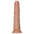 RealRock Slim - realistični dildo 15,5 cm (tamna prirodna boja)