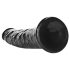 RealRock Slim realistični dildo - 15,5 cm (crni)