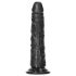 RealRock Slim realistični dildo - 15,5 cm (crni)