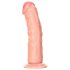 RealRock - realistični dildo s vakumskom bazom - 15,5 cm (natur)