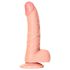 RealRock - realistični dildo s usisnom čašom - 15,5cm (natur)