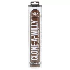   Clone-a-Willy - set za izradu odljeva penisa s vibratorom - smeđa