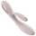 Raytech - punjivi vodootporni vibrator s klitoralnim masažerom (roza)