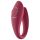 Raytech Rose - punjivi vodootporni vibrator za parove (crveni)
