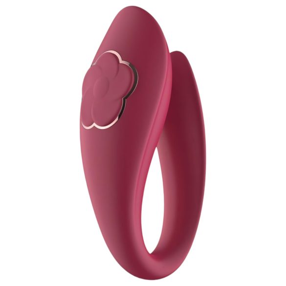 Raytech Rose - punjivi vodootporni vibrator za parove (crveni)