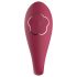 Raytech Rose - punjivi vodootporni vibrator za parove (crveni)