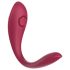 Raytech Rose - punjivi vodootporni vibrator za parove (crveni)