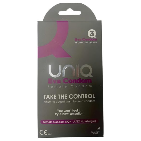 Uniq Eva - lateks-free ženski kondomi (3 kom)