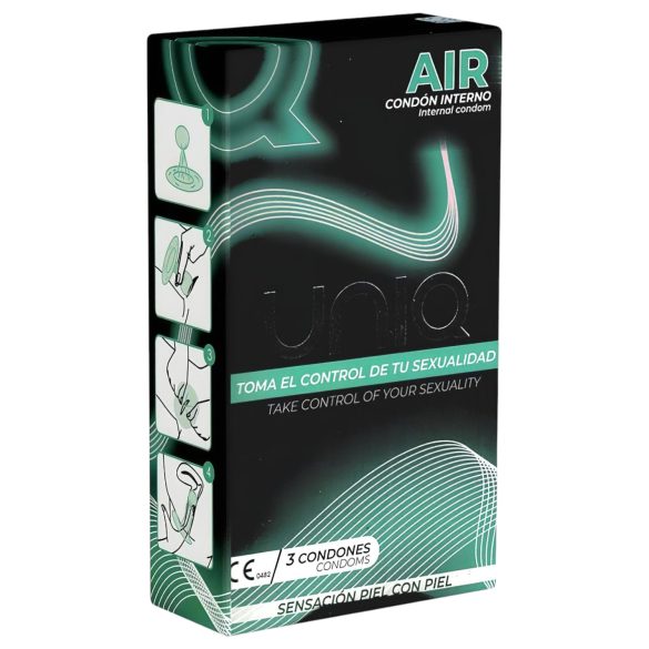 Uniq Air - tanke ženske prezervative (3 kom)