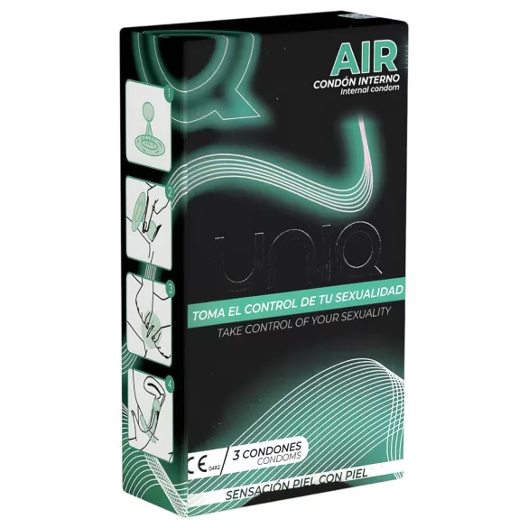 Uniq Air - ženski ultratanki kondom - 3 komada