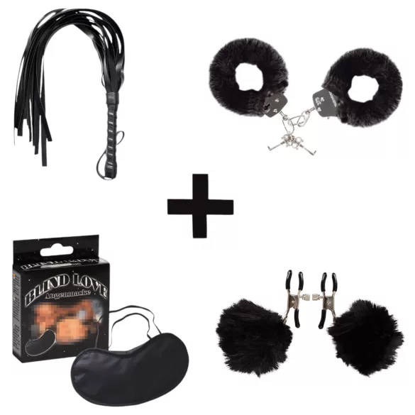 BDSM - set za vezanje za početnike - 4-dijelni set