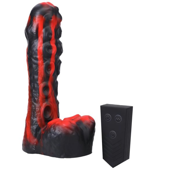 Doc Johnson Mini F-Machine Tendril - crveni bežični pulsni vibrator