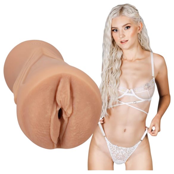 Doc Johnson Eva Elfie - realistična Ultraskyn vagina (prirodna)