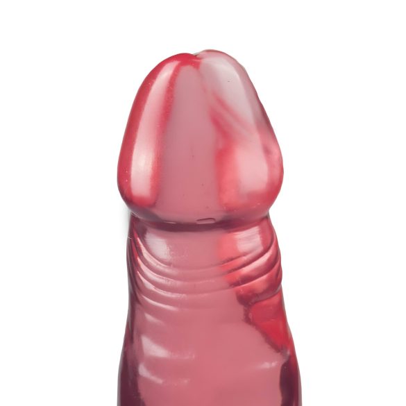Crystal Jellies - analni dildo s vakuum bazom - pink
