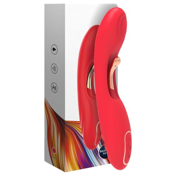 Bestoy - jezični G-točka vibrator (crvena)