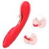 Bestoy - jezični G-točka vibrator (crvena)