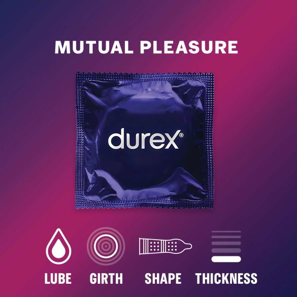 Durex Mutual Pleasure - kondom za odgađanje (3 kom)