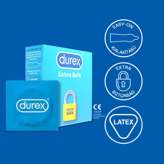 Durex extra safe - sigurni kondomi (3 kom)