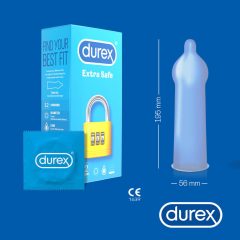 Durex extra safe - sigurni kondomi (12 kom)