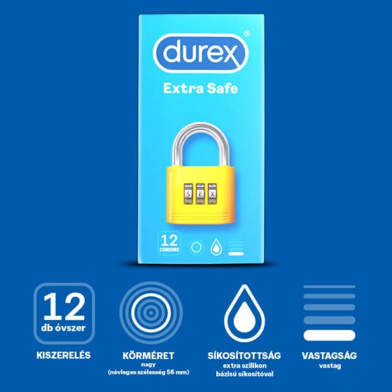 Durex extra safe - sigurni kondomi (12 kom)