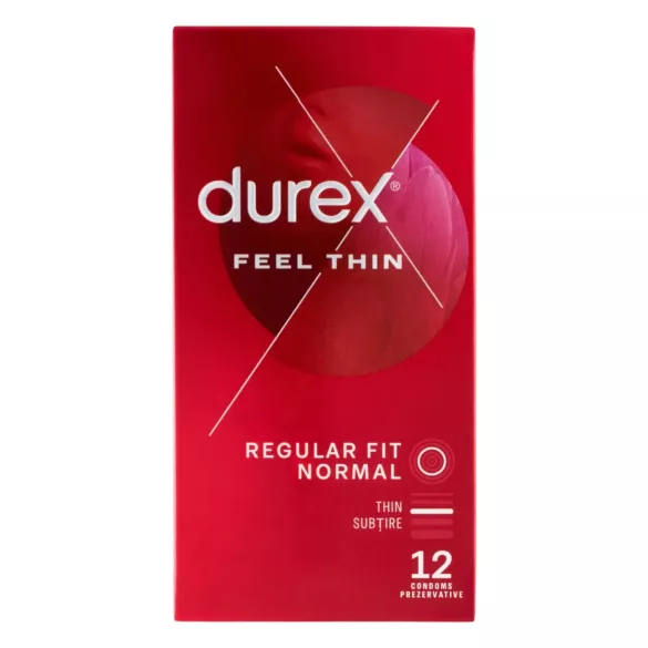 Durex - kondomi Feel Thin - ultra tanki za prirodan osjećaj - 12 komada