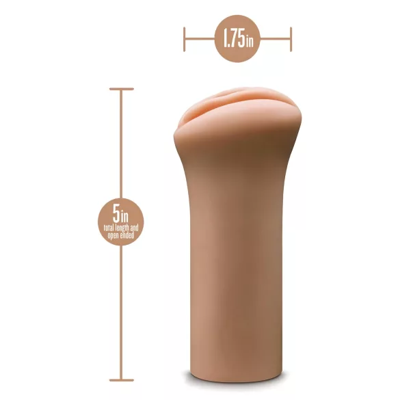 Enlust Molly - realistična umjetna vagina sa AI slikama - tamna koža