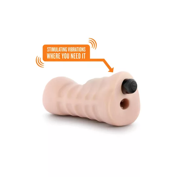 Enlust Nicole - vibrirajuća umjetna usta s AI slikama - natur