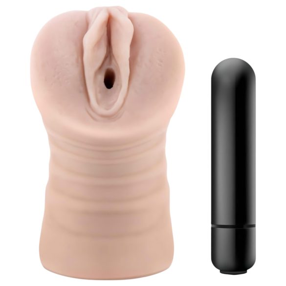 Enlust Ayumi - vibrirajuća umjetna vagina s MI slikama (natur)