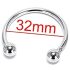 Prsten od nehrđajućeg čelika za kašnjenje ejakulacije (32mm)