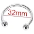 Prsten od nehrđajućeg čelika za kašnjenje ejakulacije (32mm)
