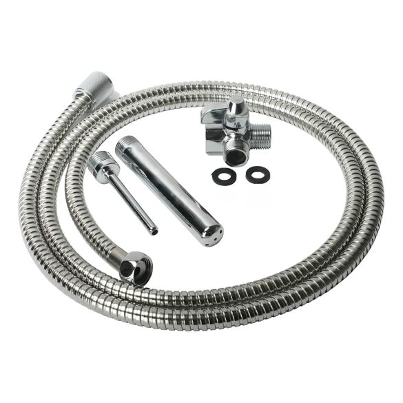 Tuš za intimno čišćenje - aluminijski set (srebrni)