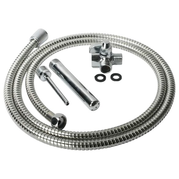 Tuš za intimno čišćenje - aluminijski set (srebrni)