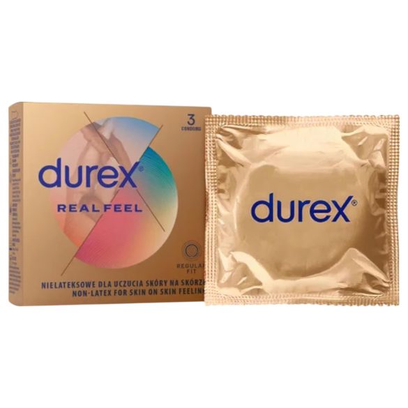Durex Real Feel - bez lateksa kondomi (3 kom)