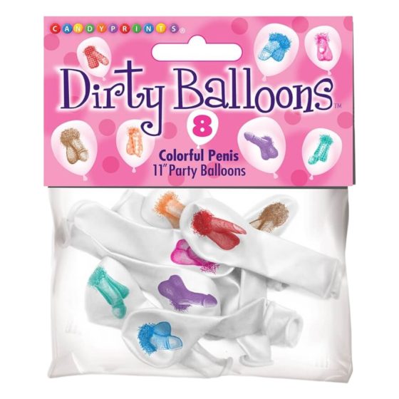 Dirty Balloons - baloni s uzorkom penisa (7 kom)