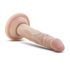 Dr. Skin 5 - Realistični dildo s vakumom - prirodno (14,5 cm)