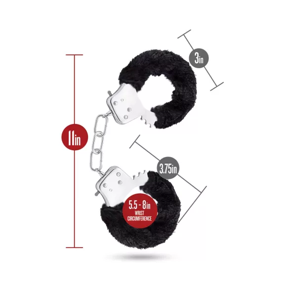 Temptasia - plišane lisice - crne