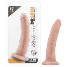   Dr. Skin - realistični dildo s vakuum postoljem - koža - 17,5 cm