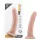 Dr. Skin - realistični dildo s vakuum postoljem - koža - 17,5 cm