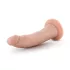 Dr. Skin - realistični dildo s vakuum postoljem - koža - 17,5 cm