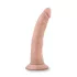 Dr. Skin - realistični dildo s vakuum postoljem - koža - 17,5 cm