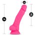 Blush Neo – dildo s vakumskim postoljem – 19 cm (roza)