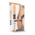 Dr. Skin 6.5 - šuplji strap-on dildo - 15cm (natur)