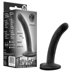   Temptasia Twist Small - dildo s navojem i vakuumskom čašicom (crni)