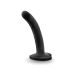 Temptasia Twist mali - crni uvijeni dildo s vakuumskom bazom
