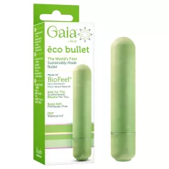   Gaia Eco M - štapićasti vibrator - ekološki - zeleni - srednji