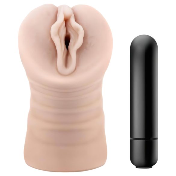 M za Muškarce Ashley - Vibrirajuća Umjetna Vagina (Natur)