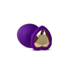   Temptasia S - zlatni kamenčić, slatki analni dildo (ljubičasti) - mali